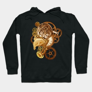 Steampunk-Copper-Art & Dolphins Hoodie